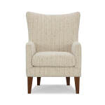 Novae - Transitionally Styled Wing Chair - Dark Walnut - 2080DW - Image 3