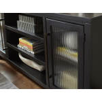 Tatum 66" Console W/ 2 Doors MUU1242-BLK - Image 5