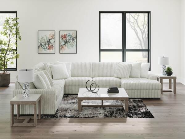 Stupendous 5-Piece Sectional with Chaise - Image 4