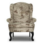 Sylvia - Wing Back Chair - Antique Black - FS0710ABX2 - Image 3