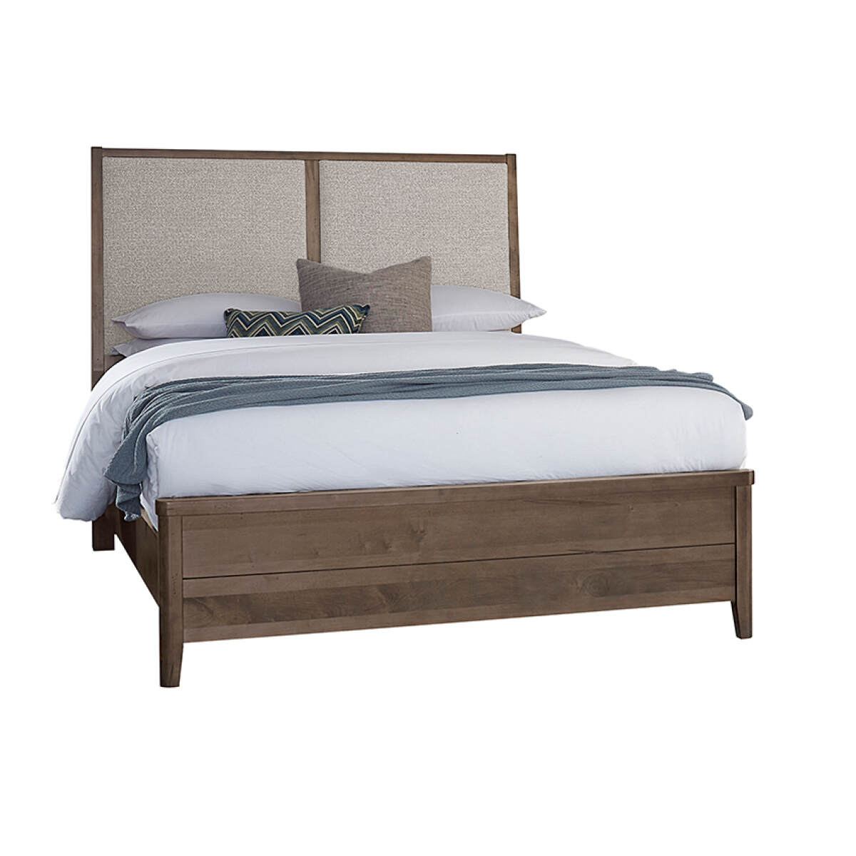 ad16ea34504797e9c433a3f5f2d4df11 Woodbridge Upholstered Bed-grey - 820-551-155-052-922; 820-661-166-062-922-MS1; 820-661-166-062-944-MS1 - Image 1