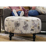 Renae - Ottoman - Dark Walnut - 9900DW - Image 3