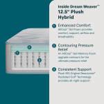 Dream Weaver 12.5" Hybrid Plush Mattress -Full - Image 3