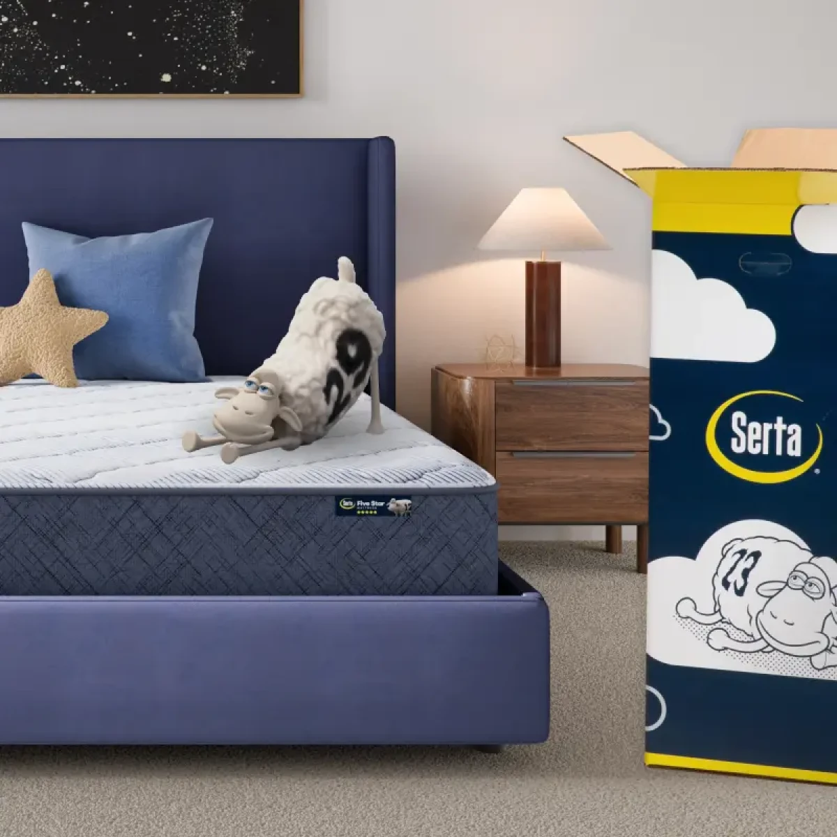 ad95c76c33c186ed63230e60c0688956 Serta Five Star Mattress - 10" Medium - 10" Medium / Full - Image 1