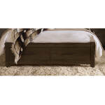 Lodge & Loft Wood Trim Upholstered Storage Bed - Ivory Cream Fabric - 840-551I-050B-502-555; 840-661I-066B-502-666 - Image 3