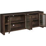 Tatum 84" Console W/ 4 Doors MUU1260-BLK - Image 6