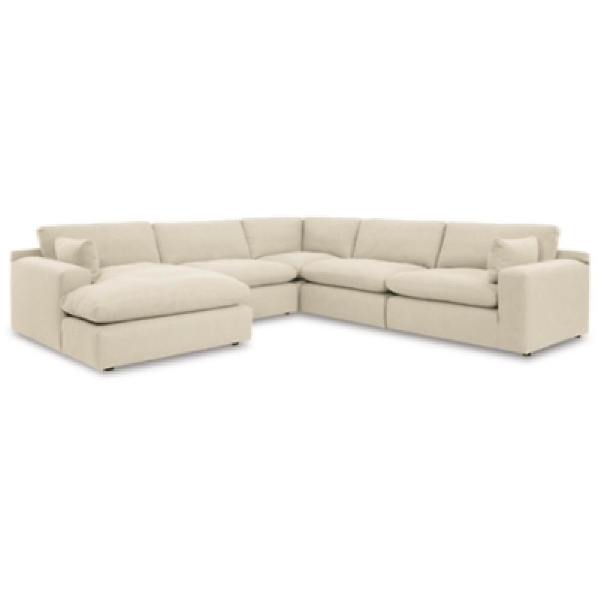 b0e8a2ab5844dbcfffb30dc2da557600 Elyza 5-Piece Sectional with Chaise - Image 1
