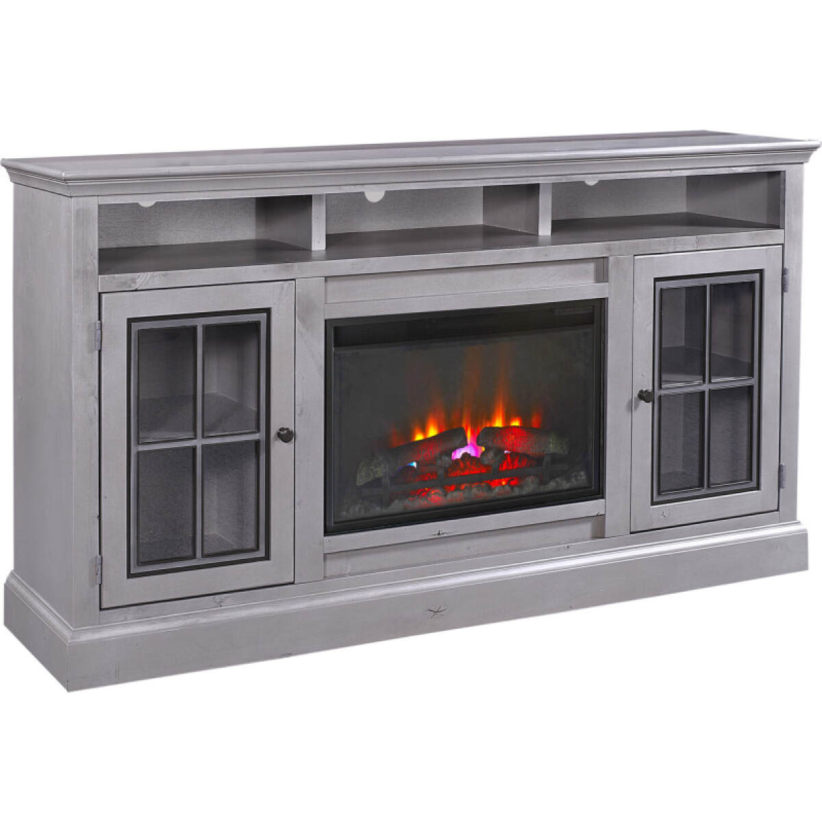 b2768580dbbe98a7eed42890e5b82db4 Churchill 70" Highboy Fireplace Console - Image 1