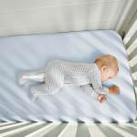 Hyper-Wool Performance® Crib Sheet - Baby Blue - Image 4