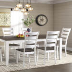 Kona Dining Table | Gray and White - Image 3