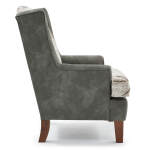 Andrea - Wing Back Chair - Dark Walnut - FS0170DWMFX2 - Image 4