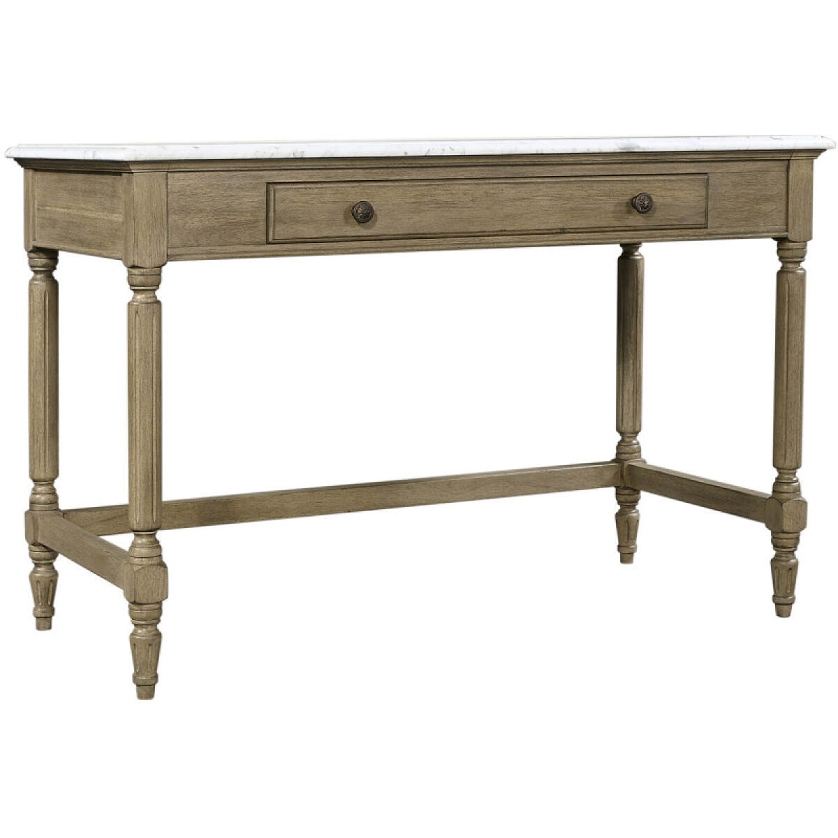 b82b5d07da9c1597630e23a84b6aa362 Provence Writing Desk W/ Marble Top - Image 1