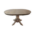 Colonial Oak Round Pedestal Table - Image 3
