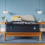Perfect Sleeper X Max 15.25" Hybrid Firm Pillow Top Mattress Low Profile Set -California King