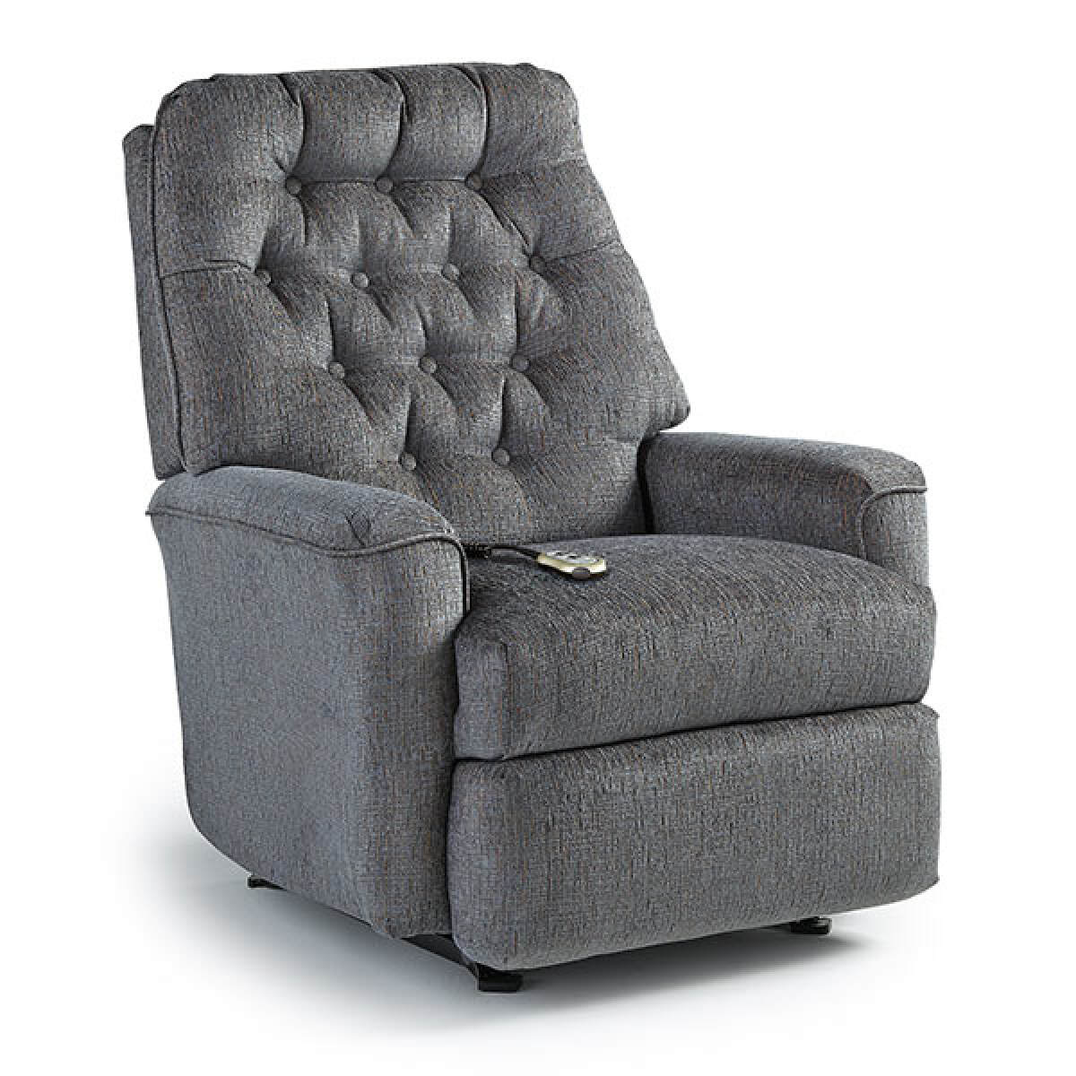 b9361d422a9a94049e7281c08b49a4ce Mexi - Button-back Transitionally Styled Recliner. - 7NW54 - Image 1