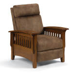 Tuscan - High Leg, Mission-style Recliner - Distressed Pecan - 2L20DP