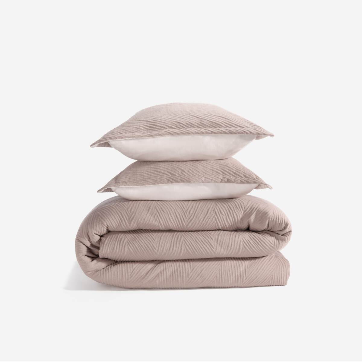 bb6f4ba8f3997ae210bab176bfd3584e Performance® Duvet & Sham Set - Arrowhead - Blush / King - Image 1