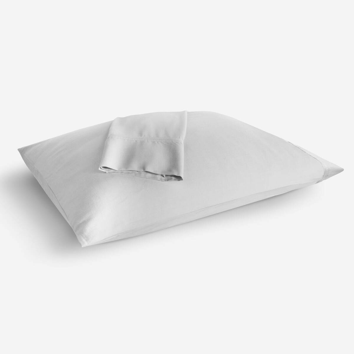 bbd3243751784aa7d29a325cf4d7522d Hyper-Linen Pillowcase Set - Light Grey / Queen - Image 1