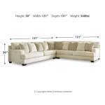 Rawcliffe 3-Piece Sectional - Image 5