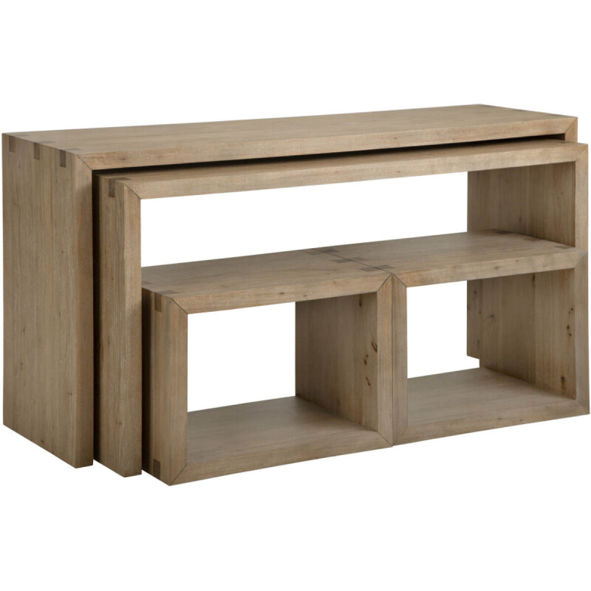 bc7fe9f2a91f069f0c7f534e69146913 Lyndon Nesting Sofa Table W/ Stools - Image 1