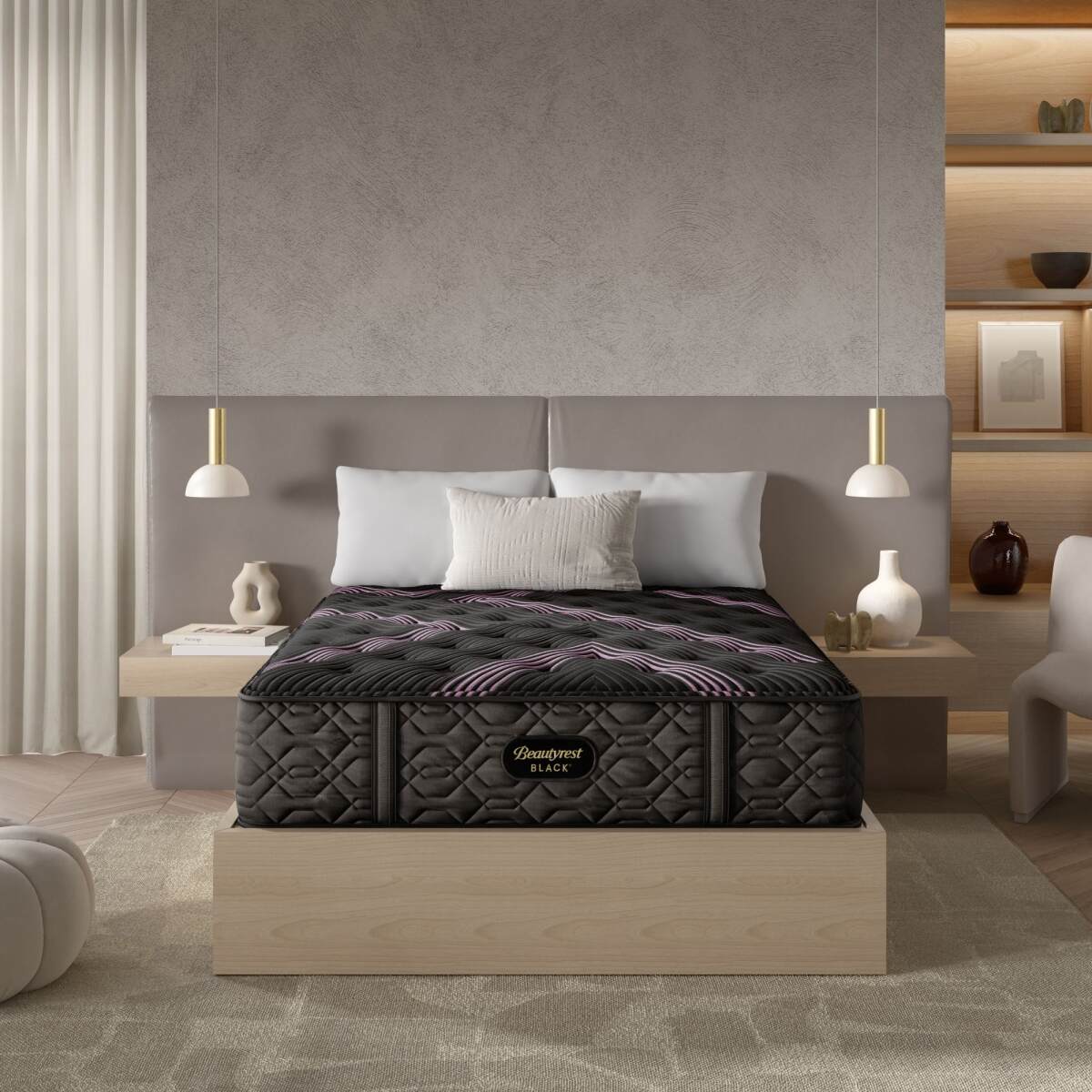 bdacbdb8604dfdb8ff483d950ba9e893 Beautyrest Black - Series Two Firm / Queen - Image 1