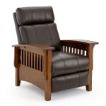 Tuscan - High Leg, Mission-style Recliner - Distressed Pecan - 2LP20DPLU