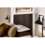 Lodge & Loft Wood Trim Upholstered Bed - Sedona Brown Fabric - 844-551Y-155Y-922; 844-661Y-166Y-922-MS1; 844-661Y-166Y-944-MS1 - Image 3