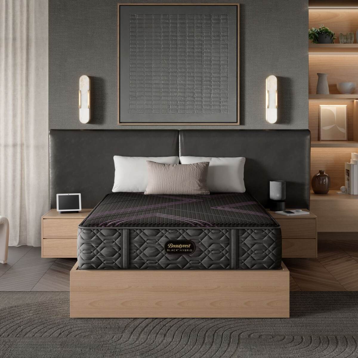 be4c1b5c0032212de1858376f70ff712 Beautyrest Black Hybrid - Series Two Plush / Queen - Image 1