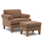 Lumira - Transitionally-styled Club Chair - Dark Walnut - C21DW - Image 3