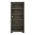 San Mateo 72" Bunching Bookcase | Gray - Image 3