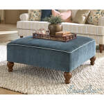 Renelle - Cocktail Ottoman - Dark Walnut - 9990DW - Image 9
