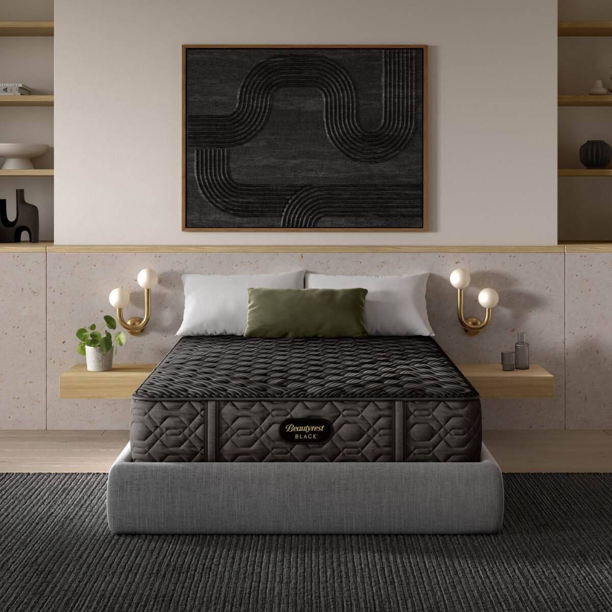 c08db067471c540f6f3be331692cb711 Beautyrest Black - Series One Extra Firm / Twin XL - Image 1