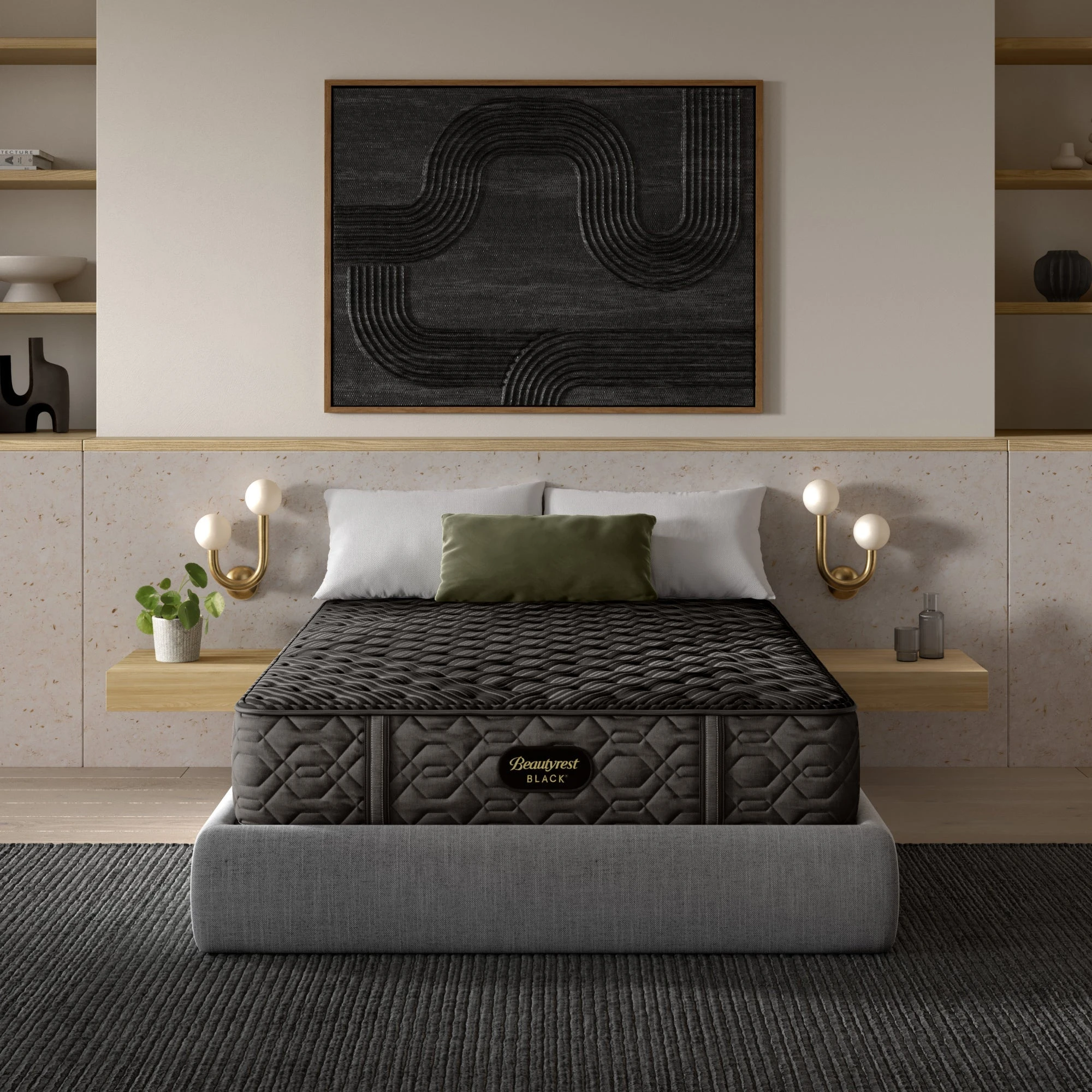 c08db067471c540f6f3be331692cb711 Beautyrest Black - Series One Extra Firm / Twin XL - Image 1