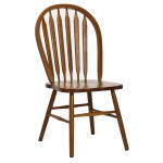 Classic Oak Burnished Plain Arrow Chair