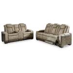 Next-Gen Durapella Power Reclining Sofa and Loveseat