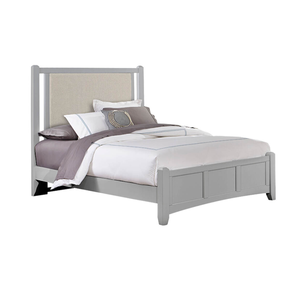 c1da5a64598be96676d4c2a004442364 Bonanza Upholstered Bed - Grey - BB26-551-054-855-922 - Image 1