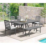 Navarro Outdoor Dining Bench - Image 6
