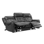 Regis Dual-Power Sofa | Baron Charcoal - Image 4