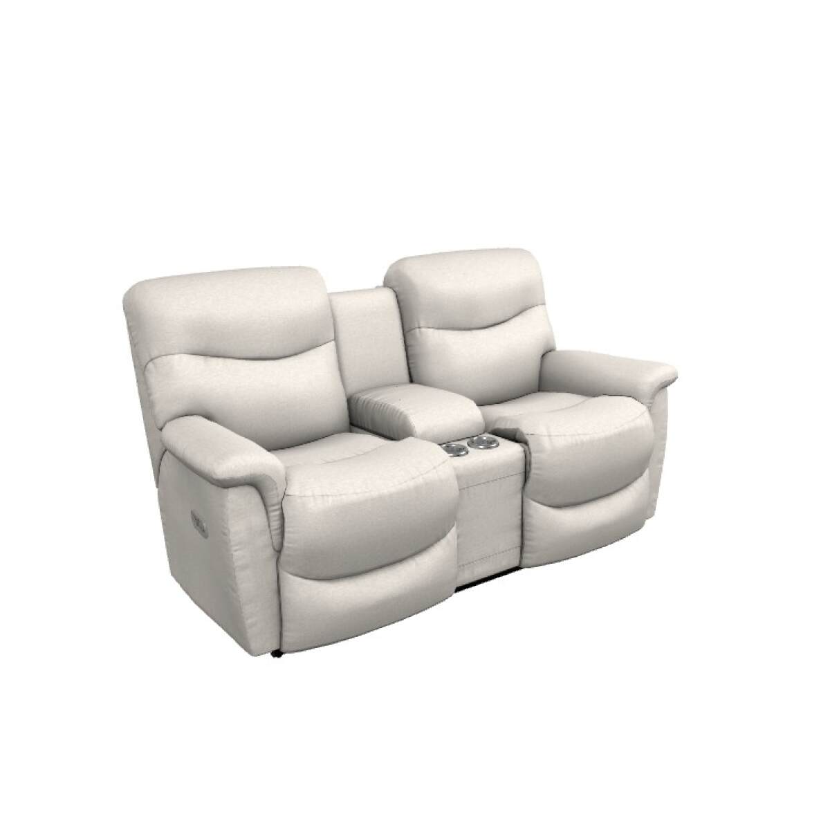 c375e33994a81a35e32120da1c9caf33 James Power Reclining Loveseat W/ Headrest, Lumbar & Console - Image 1