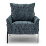 Morely - Modern Styled Chair - BLACK METAL - 1070BM - Image 3