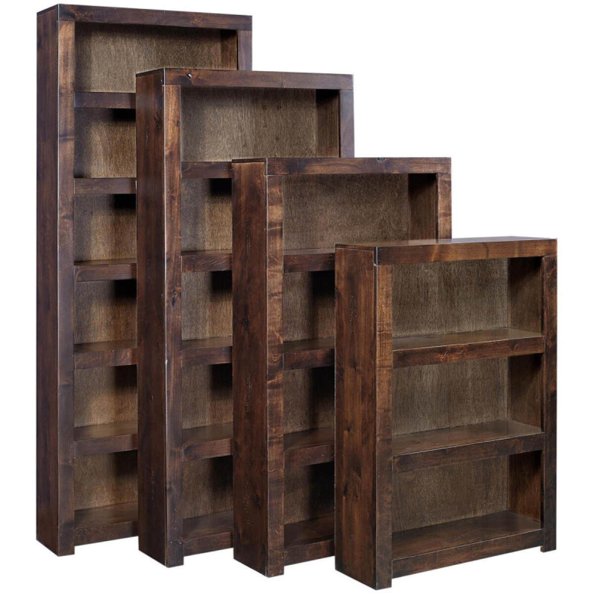 c4eae18808feaf4927b03094155715cf Contemporary Alder 60" Bookcase - Image 1