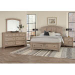 Woodbridge Arch Bed With Storage Footboard - 821-557-050B-502-555; 821-667-066B-502-666 - Image 4