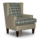 Sterling - Modern Wingback Chair - Dark Walnut - FS2130DWLFP - Image 8