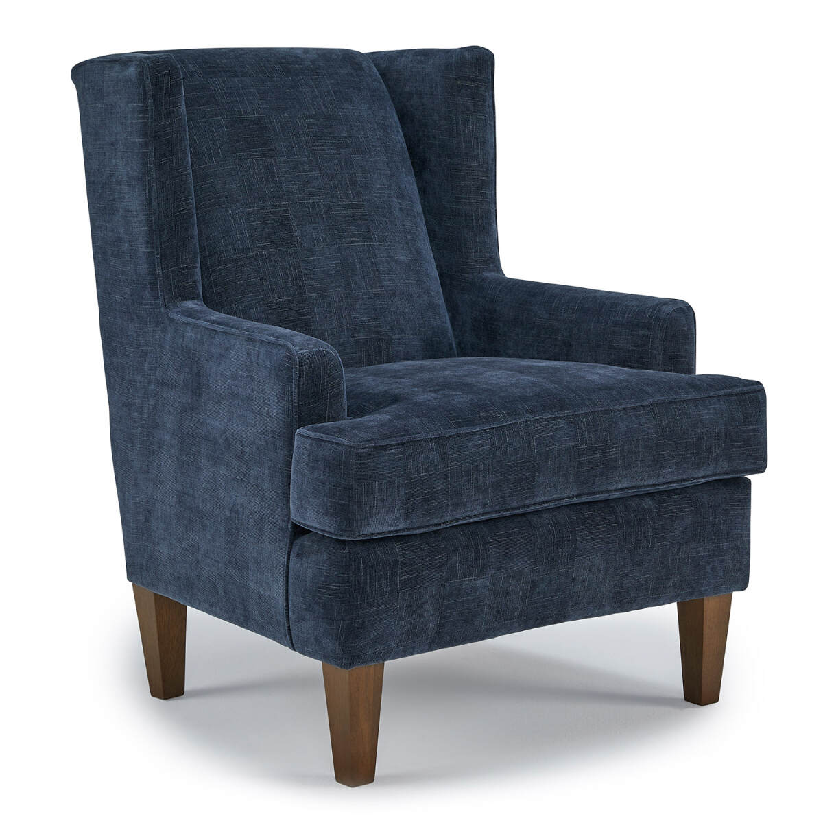 c63325061ef1096a7dbfc30a6861cbb2 Sterling - Modern Wingback Chair - Dark Walnut - 2130DW - Image 1
