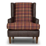 Sterling - Modern Wingback Chair - Dark Walnut - FS2130DWLFP - Image 3