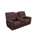 Cassian Power Reclining Loveseat W/ Headrest, Lumbar & Console