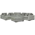 Lindyn 5-Piece Sectional and Ottoman