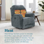 Kenley - Transitionally Styled, Medium-sized Recliner - 5NP14 - Image 10
