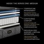 Beautyrest Black® Series One 13" Hybrid Medium Mattress -Cal King Split - Image 3