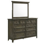 San Mateo Dresser Mirror | Gray - Image 3